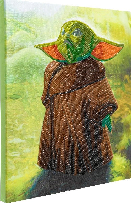 Grogu Crystal Art Canvas Kit 30x30cm