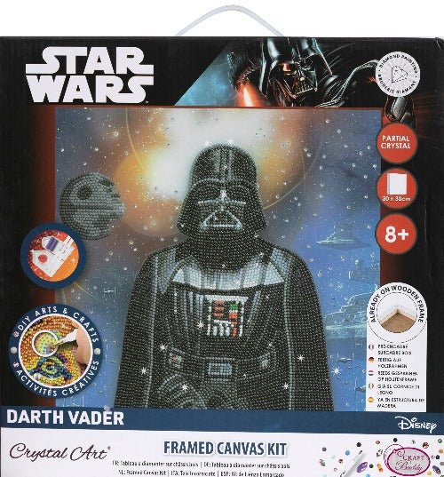 Darth Vader Crystal Canvas 30x30cm