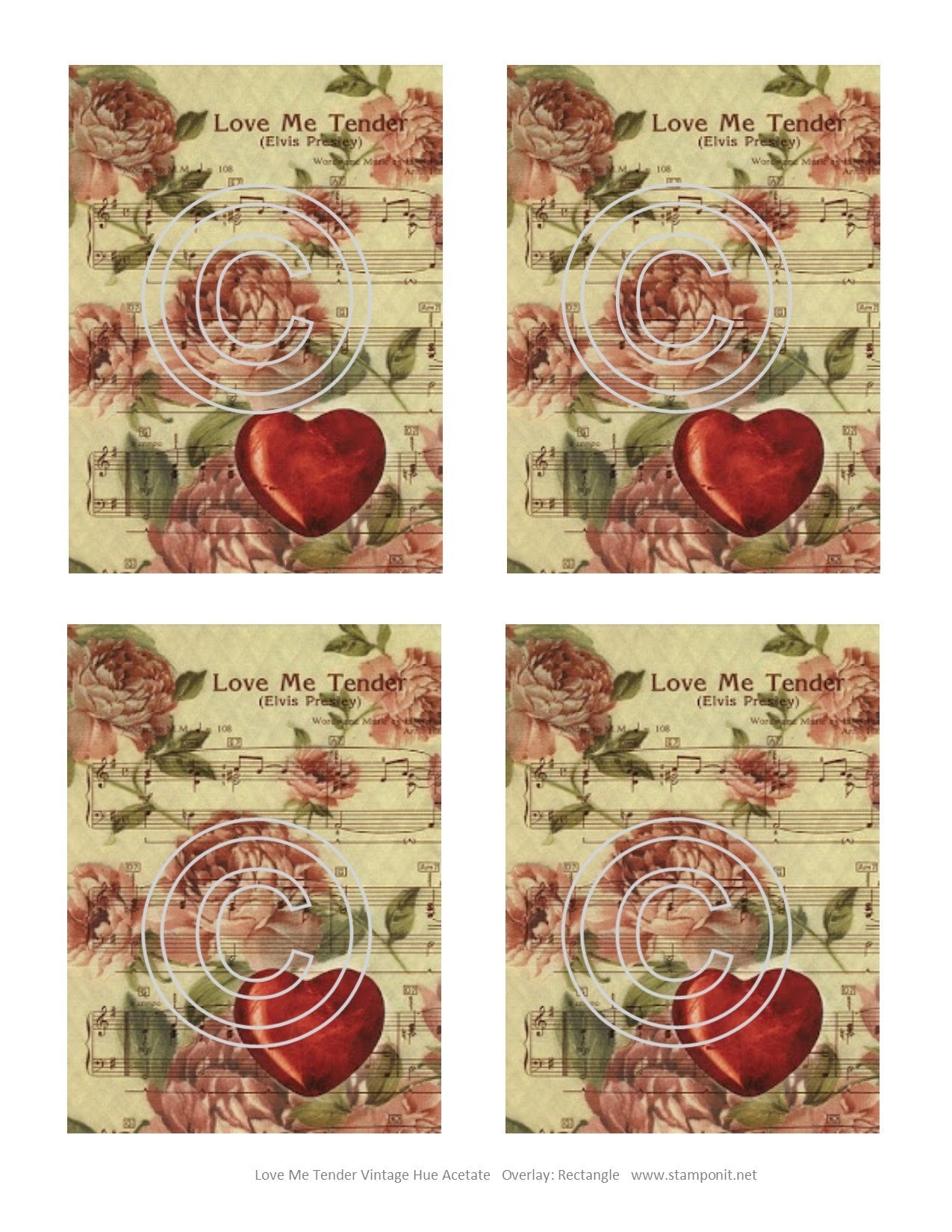Love Me Tender, Vintage Hue Acetate