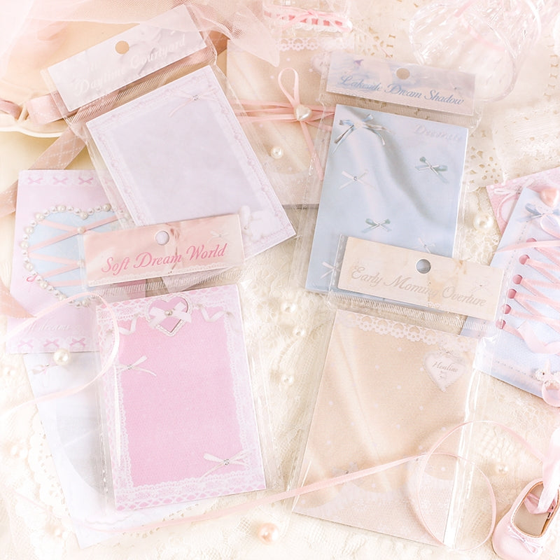 Ballet-inspired Ribbon Notepads Paper