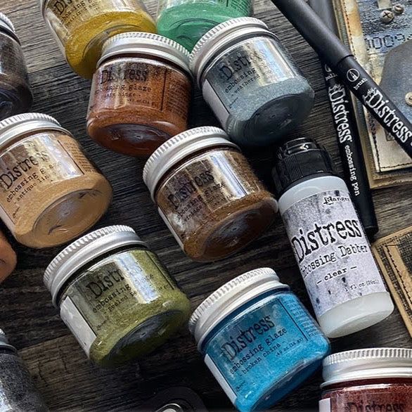 Distress Embossing Glaze by Tim Holtz - Choose Your Color