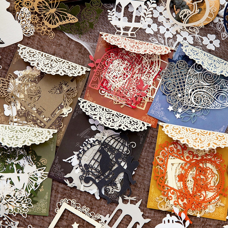 Flower Field Showcase Cutout Decorative Paper