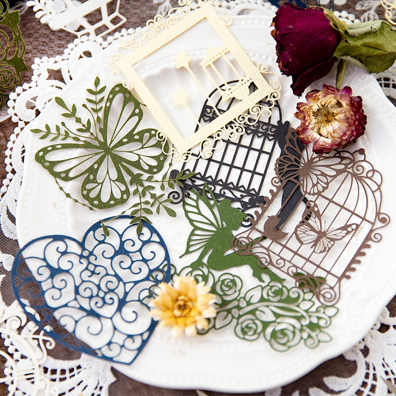 Flower Field Showcase Cutout Decorative Paper