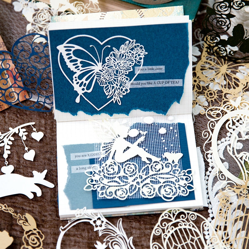 Flower Field Showcase Cutout Decorative Paper