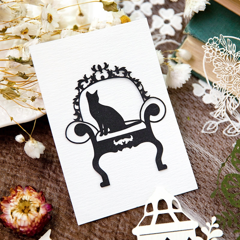 Flower Field Showcase Cutout Decorative Paper