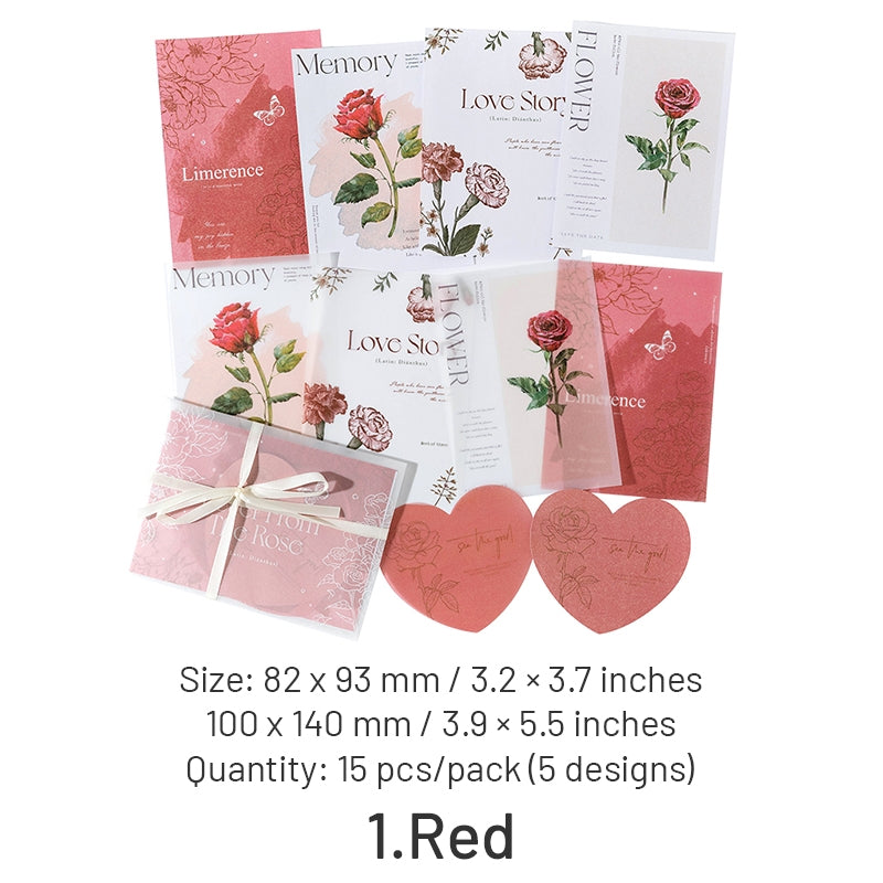 INS-style Multi-material Botanical Floral Paper
