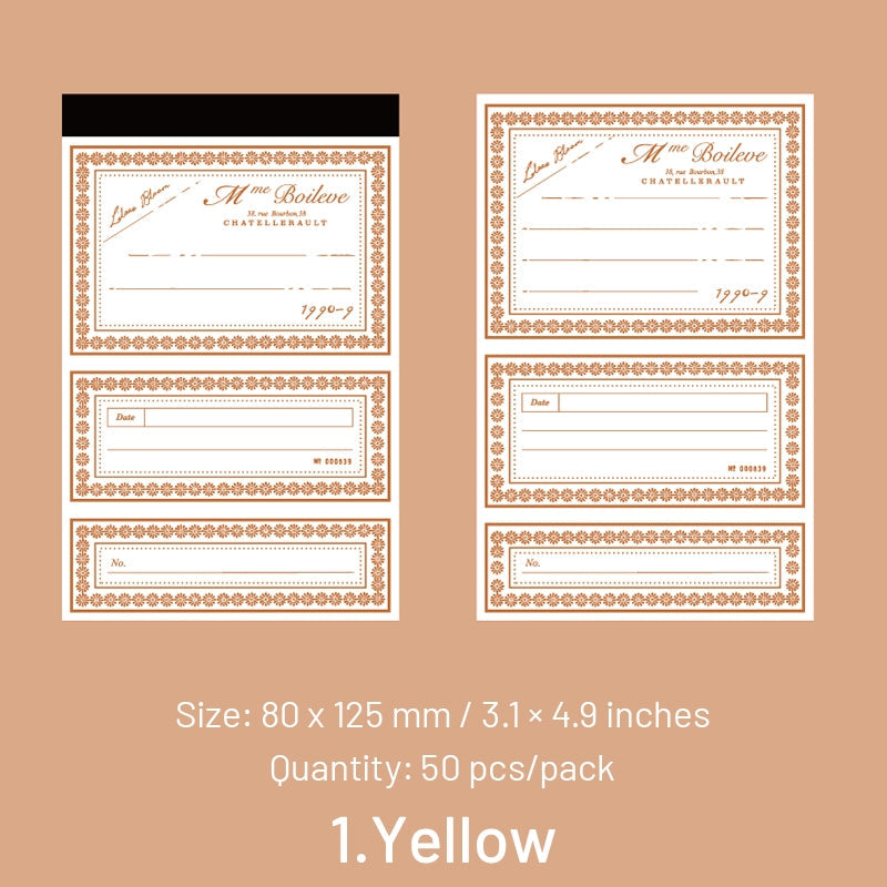 Minimalist Border Journal Notepaper