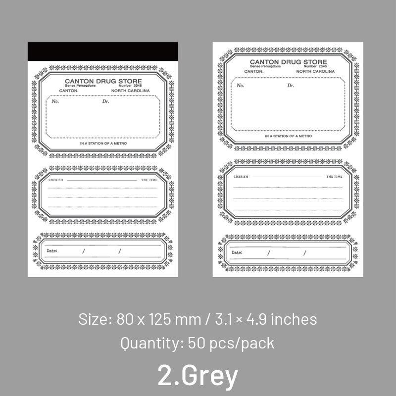 Minimalist Border Journal Notepaper