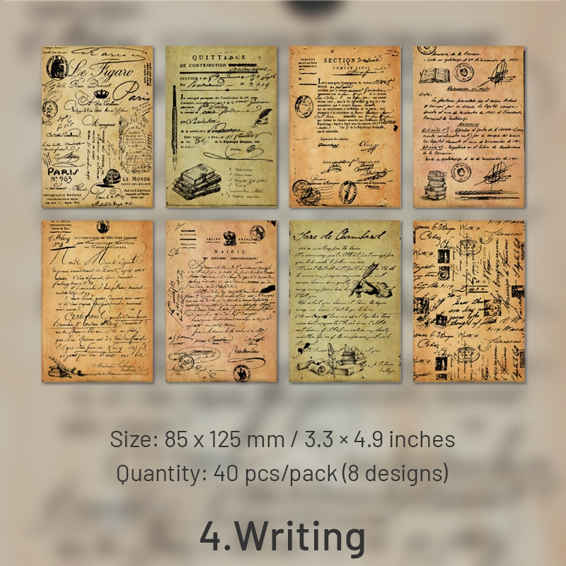 Nostalgic Old Times Collection Decorative Paper