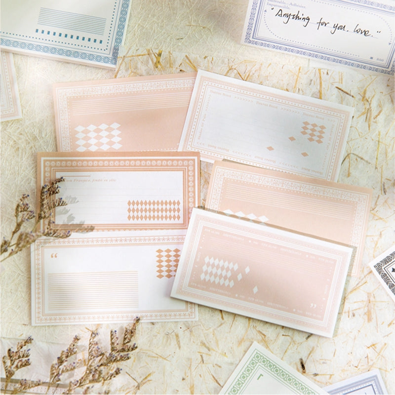 Small Fresh Style Handwritten Notepads Paper