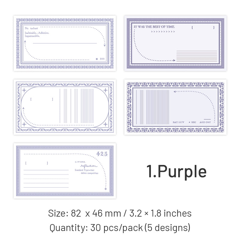 Small Fresh Style Handwritten Notepads Paper