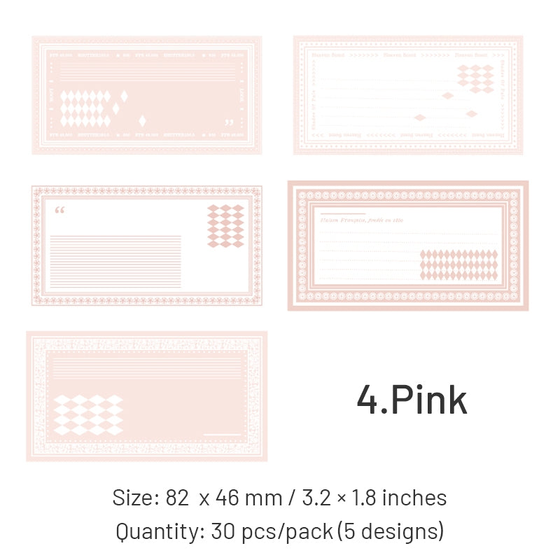 Small Fresh Style Handwritten Notepads Paper