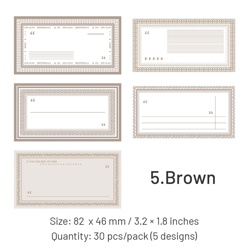 Small Fresh Style Handwritten Notepads Paper