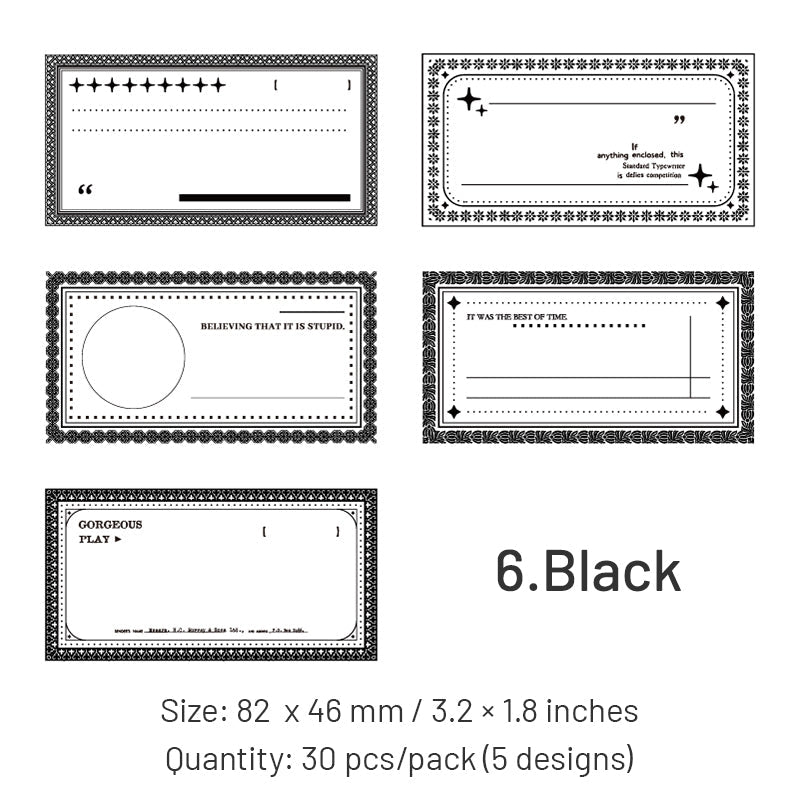 Small Fresh Style Handwritten Notepads Paper