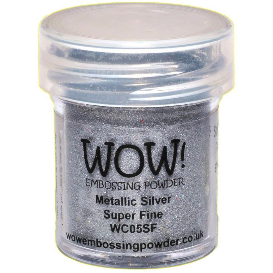 WOW! Embossing Powder - Metallic Silver Super Fine