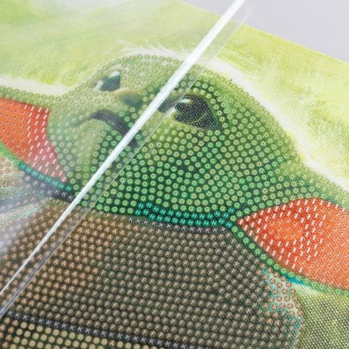 Grogu Crystal Art Canvas Kit 30x30cm