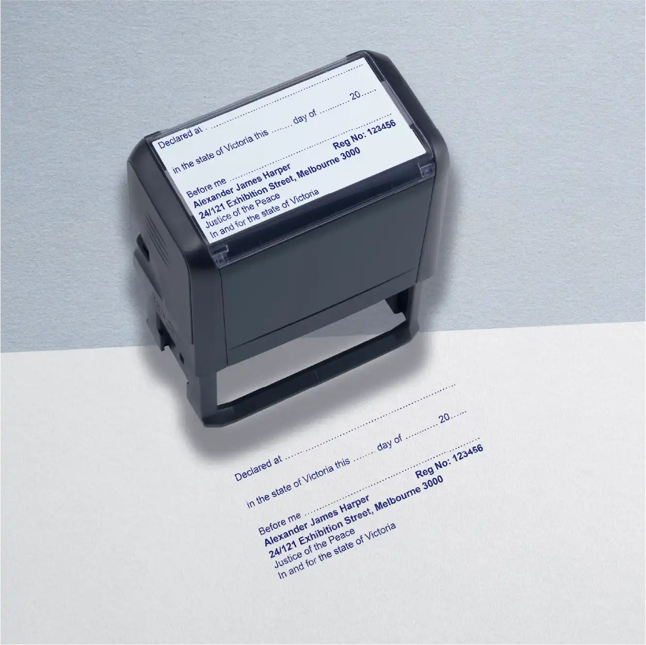 Statutory Declaration Stamp Victoria