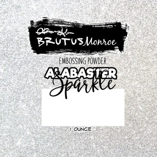 Brutus Monroe Embossing Powder - Alabaster Sparkle