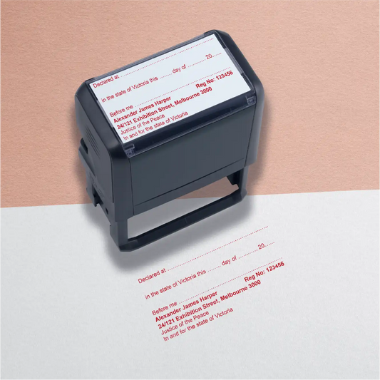 Statutory Declaration Stamp Victoria