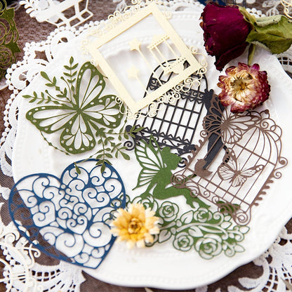 Flower Field Showcase Cutout Decorative Paper