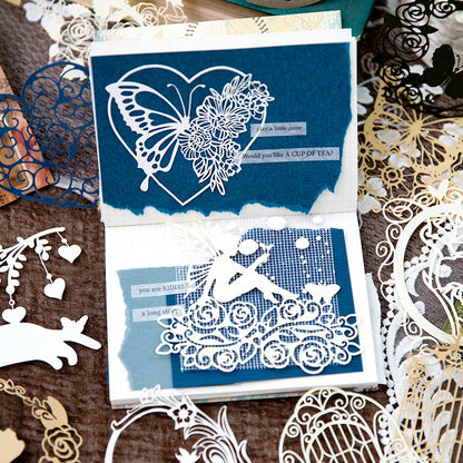Flower Field Showcase Cutout Decorative Paper