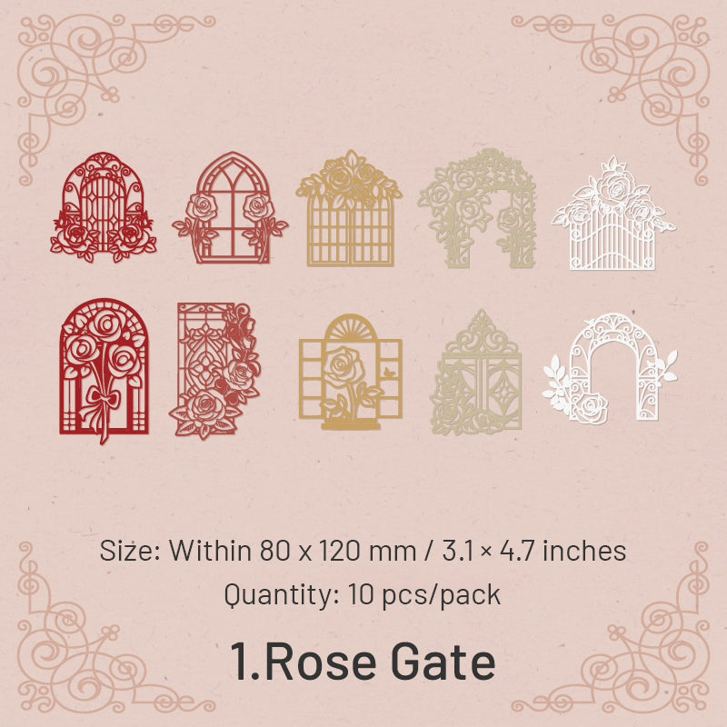 Flower Field Showcase Cutout Decorative Paper