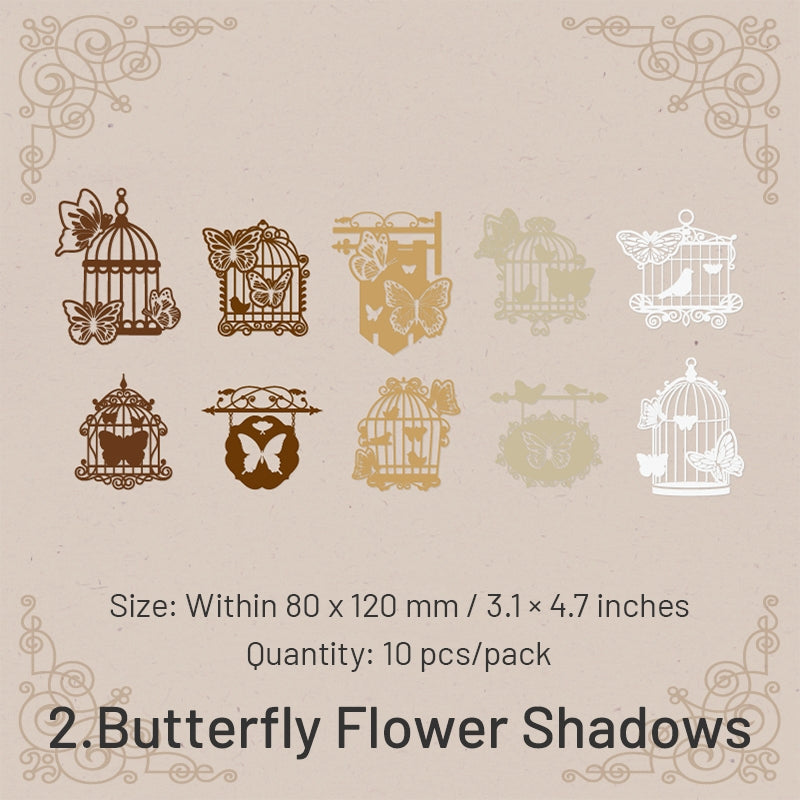 Flower Field Showcase Cutout Decorative Paper