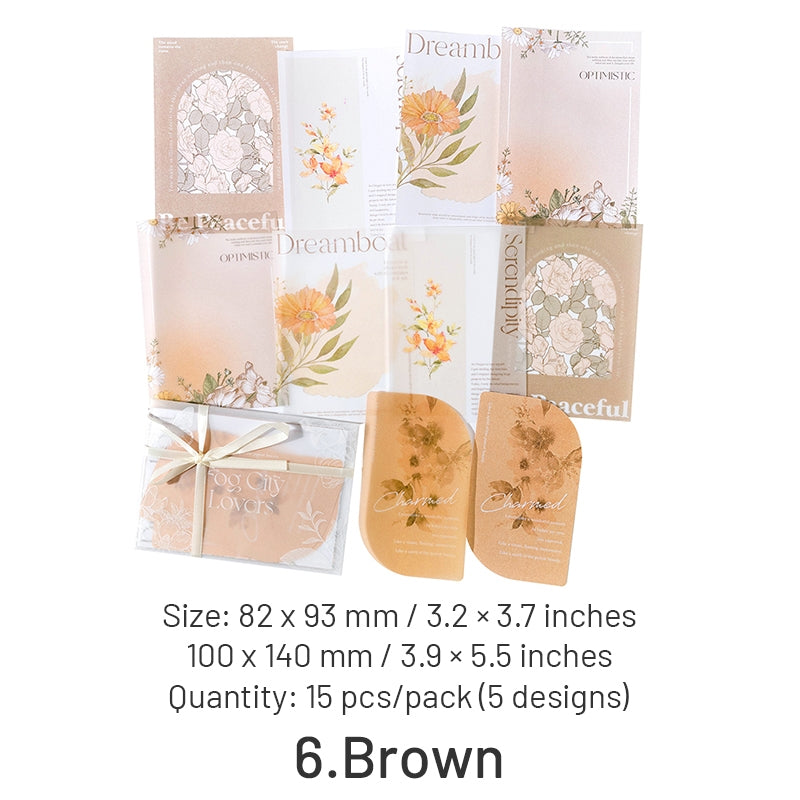 INS-style Multi-material Botanical Floral Paper