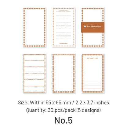 Instagram-style Mini Notepads Paper