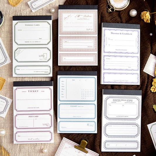 Minimalist Border Journal Notepaper