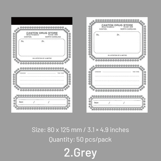 Minimalist Border Journal Notepaper