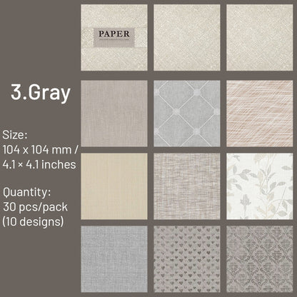 Multi-material Basic Texture Decorative Paper