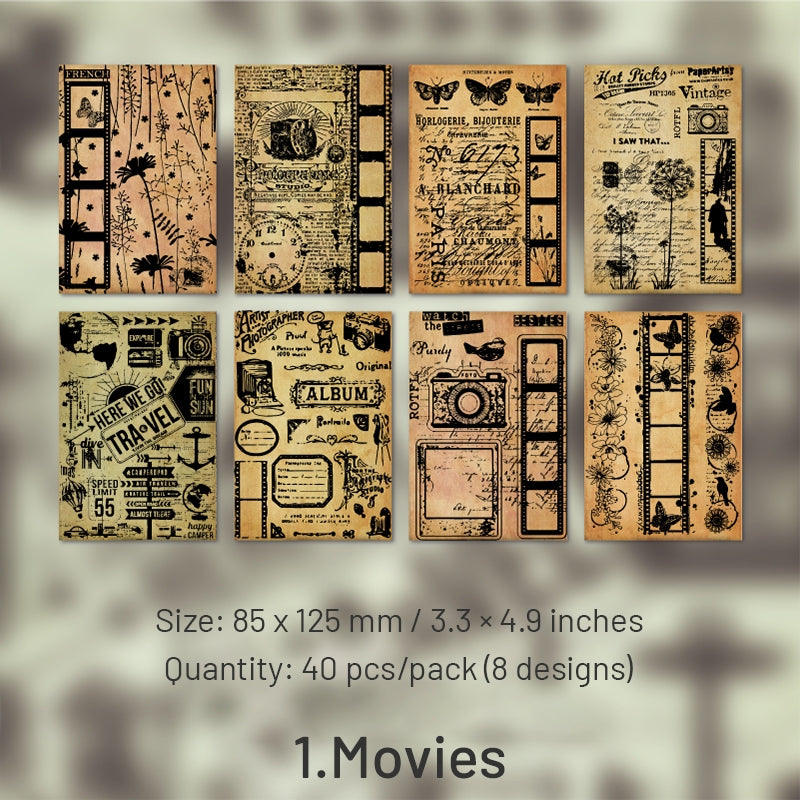Nostalgic Old Times Collection Decorative Paper