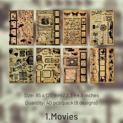 Nostalgic Old Times Collection Decorative Paper