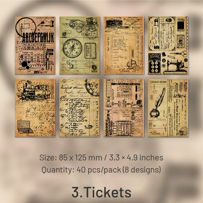 Nostalgic Old Times Collection Decorative Paper