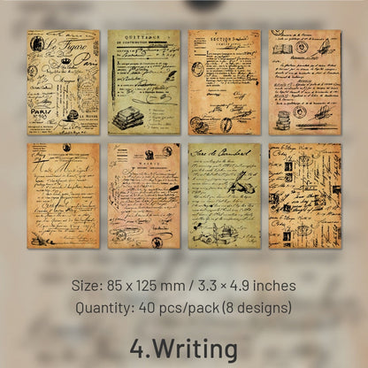 Nostalgic Old Times Collection Decorative Paper