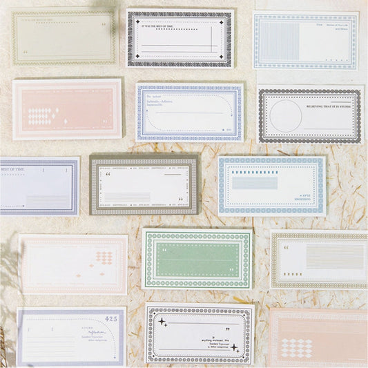 Small Fresh Style Handwritten Notepads Paper