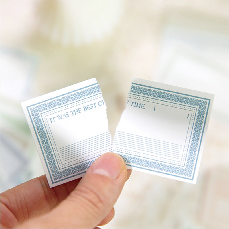 Small Fresh Style Handwritten Notepads Paper
