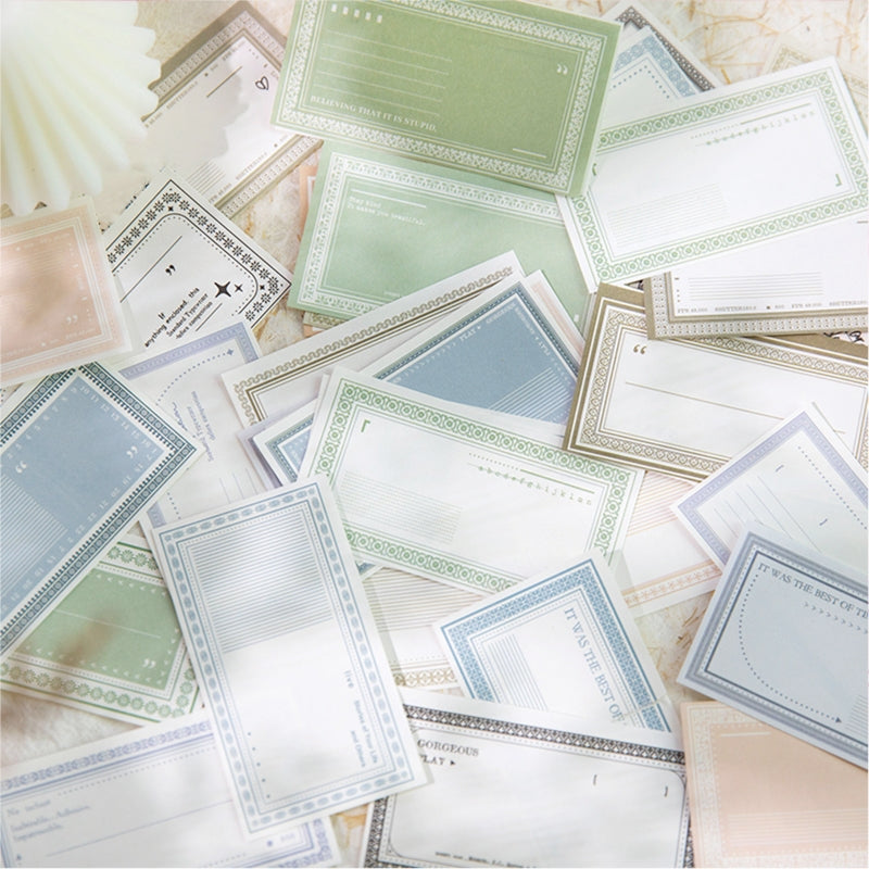 Small Fresh Style Handwritten Notepads Paper