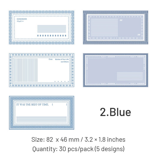 Small Fresh Style Handwritten Notepads Paper