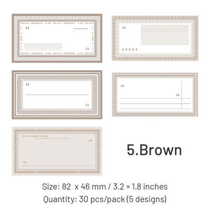 Small Fresh Style Handwritten Notepads Paper