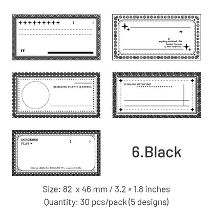 Small Fresh Style Handwritten Notepads Paper
