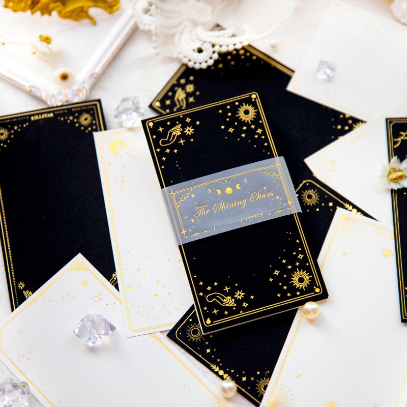 Starry Glow Foil-stamped Decorative Paper