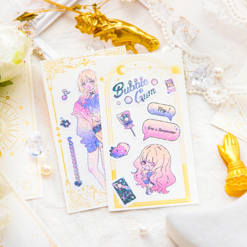 Starry Glow Foil-stamped Decorative Paper