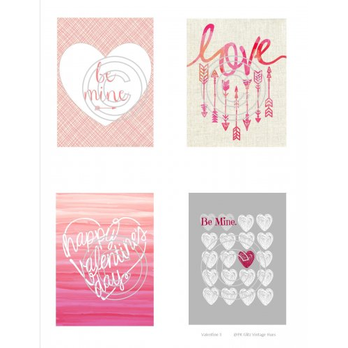 Valentines 3, Vintage Hue Acetate