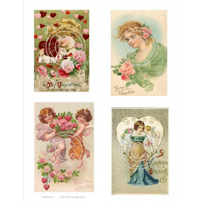 Valentines 4, Vintage Hue Acetate