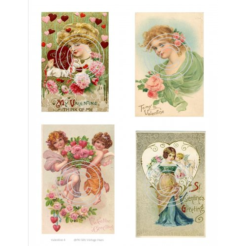 Valentines 4, Vintage Hue Acetate
