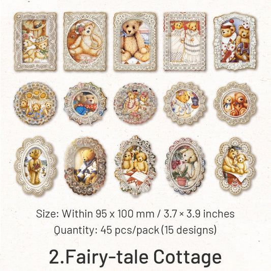 Vintage Lace European Scene Decorative Paper