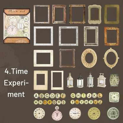 Vintage Punk Cutout Card Material Paper