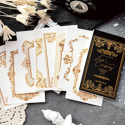 William Castle Series Foil Embossed Floral Notepads Paper